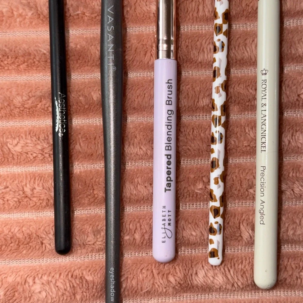 Mixed Makeup Brush Set Royal & Langnickel Elizabeth Mott Vasanti Aesthetica 5pc